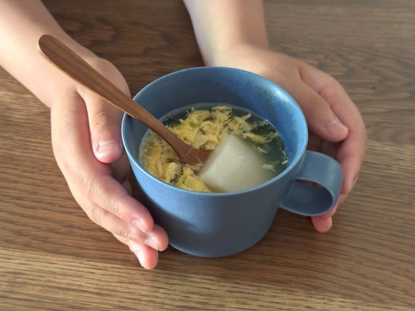 『クノール® すうぷもっちー® 8食入』を実際に作った写真